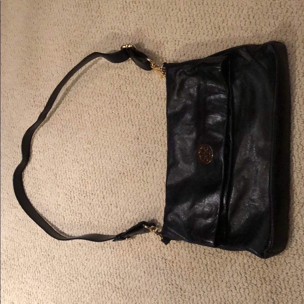 Tory Burch soft leather clutch/crossbody bag